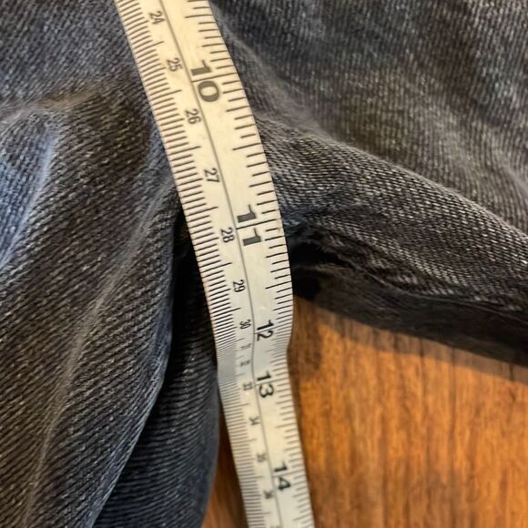 AGolde tapered leg high rise black jeans size 29 - Picture 5 of 13